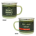 Dads Army Metal Enamel Dont Panic Mug